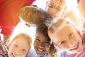 group of smiling children